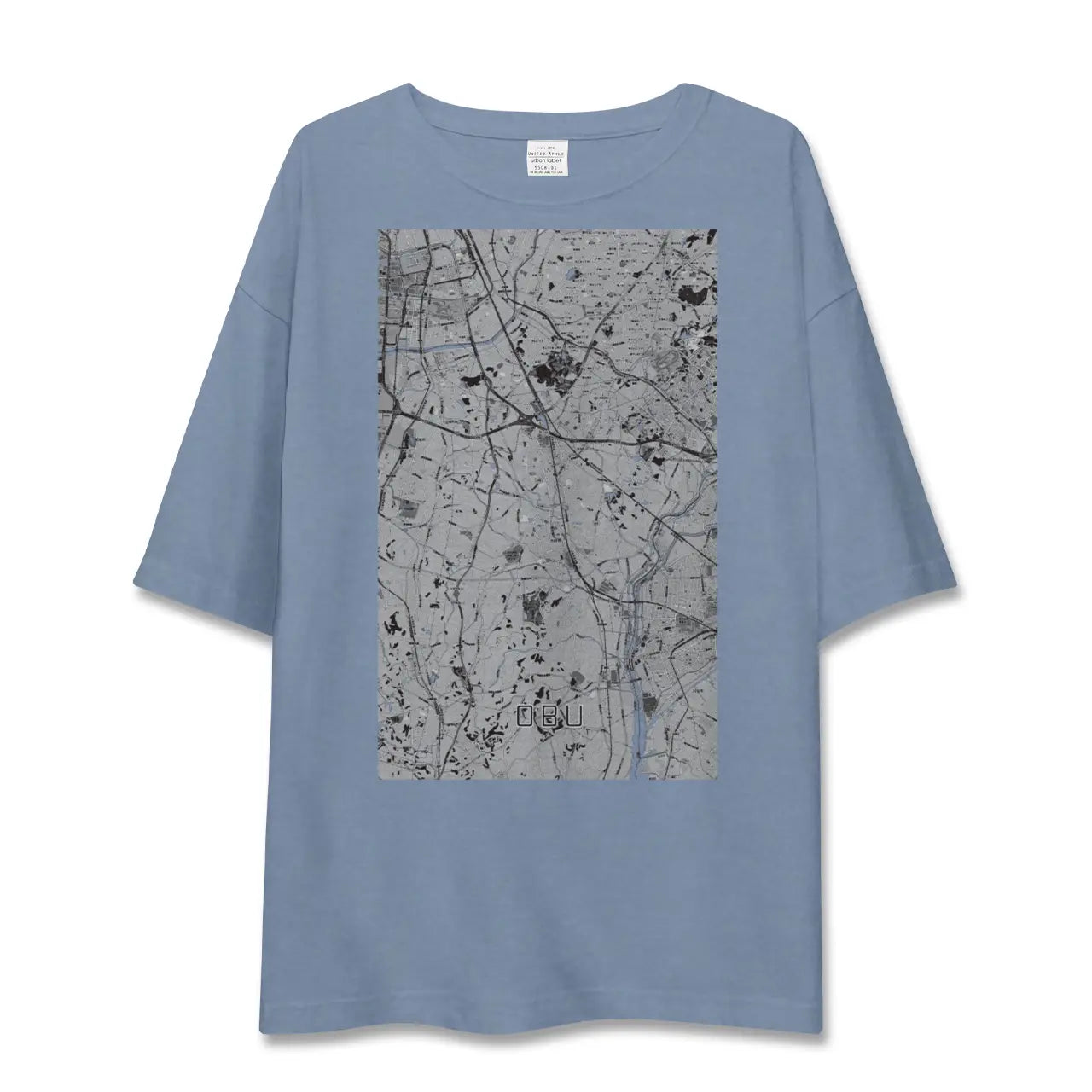 【大府(愛知県)】地図柄ビッグシルエットTシャツ