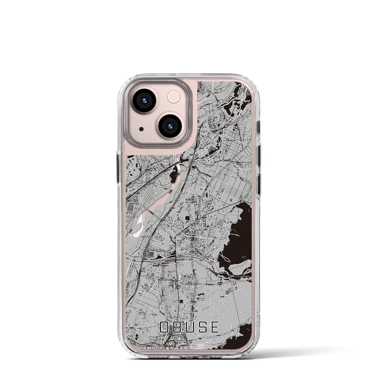 【小布施(長野県)】地図柄iPhoneケース(MagSafeタイプ)