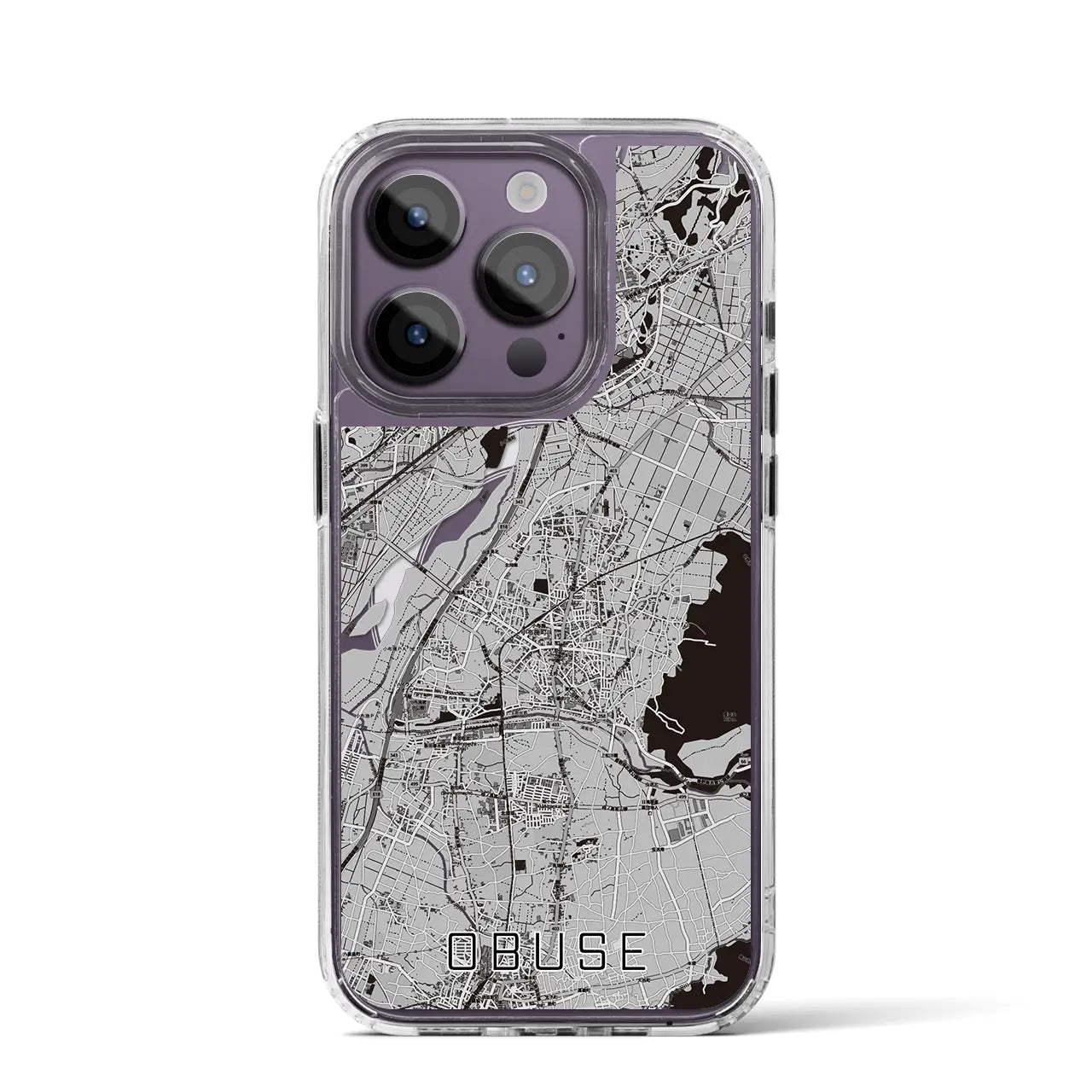 【小布施(長野県)】地図柄iPhoneケース(MagSafeタイプ)