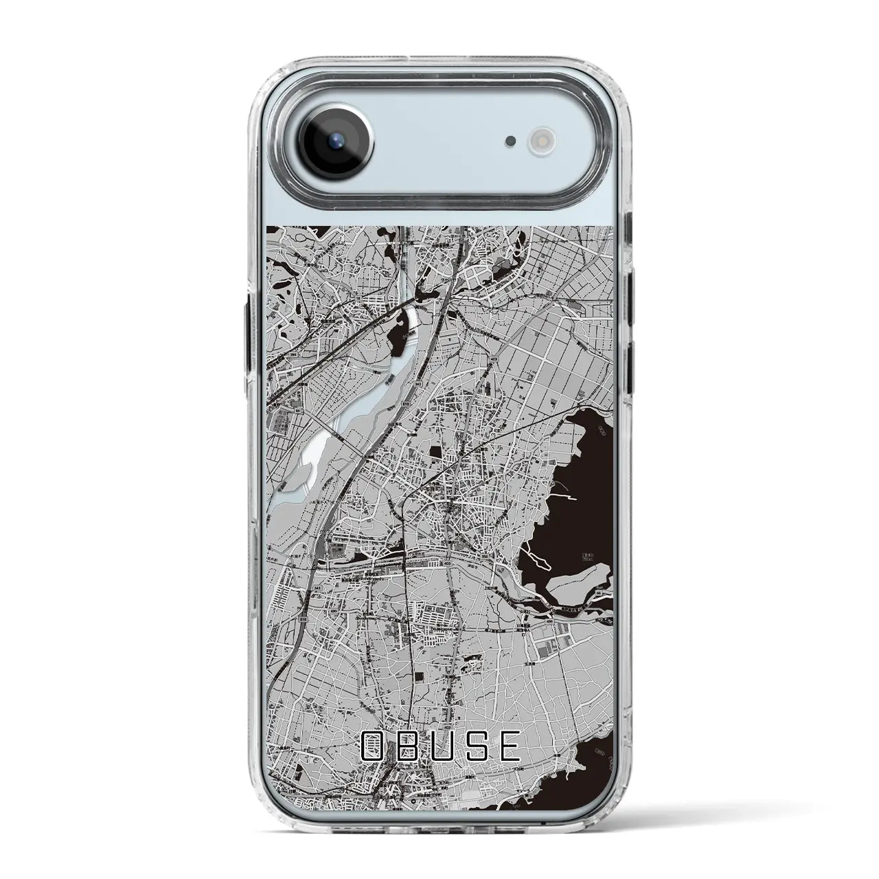 【小布施(長野県)】地図柄iPhoneケース(MagSafeタイプ)