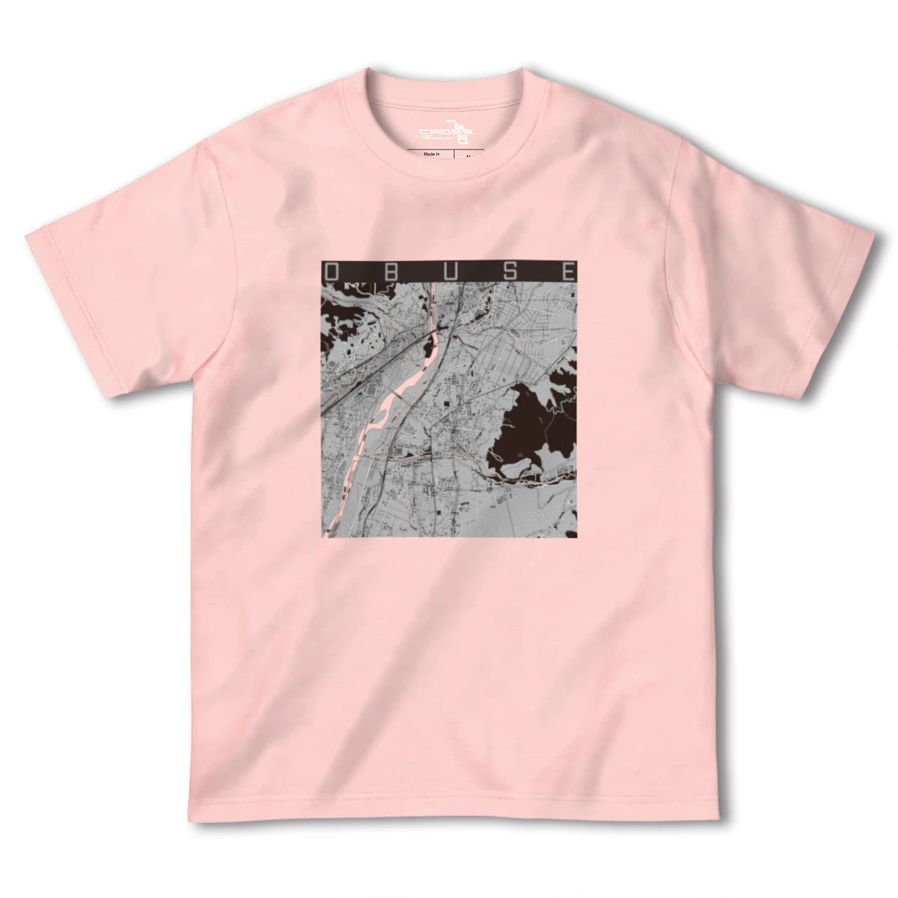 【小布施(長野県)】地図柄ヘビーウェイトTシャツ