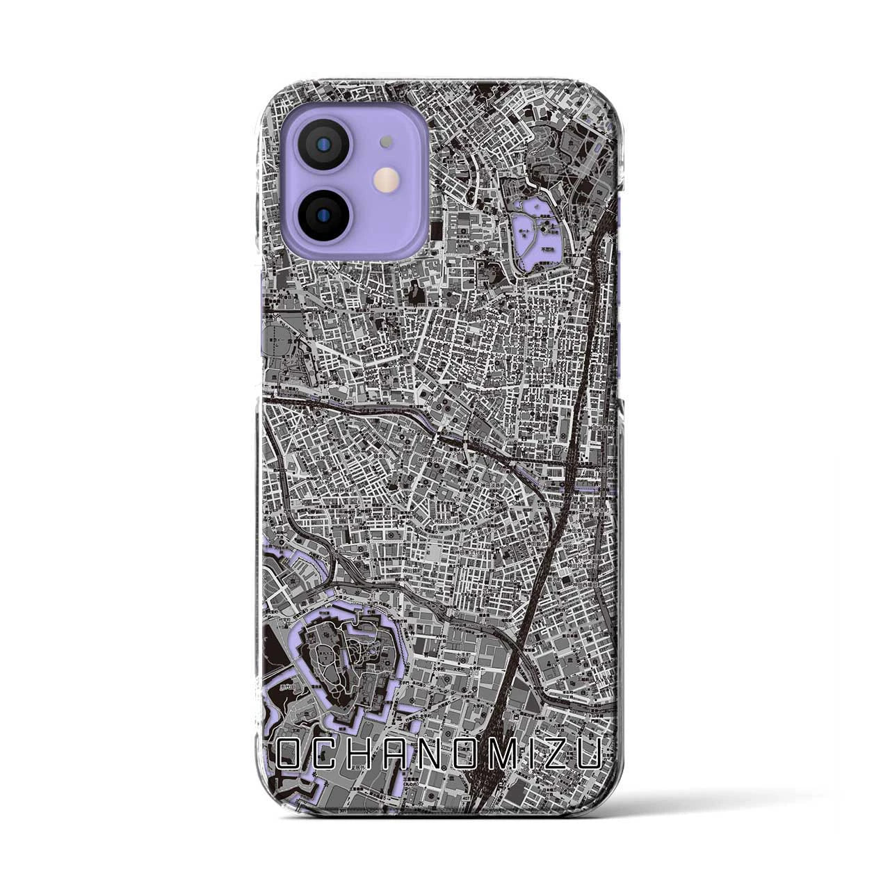 【御茶ノ水(東京都)】地図柄iPhoneケース(クリアタイプ)