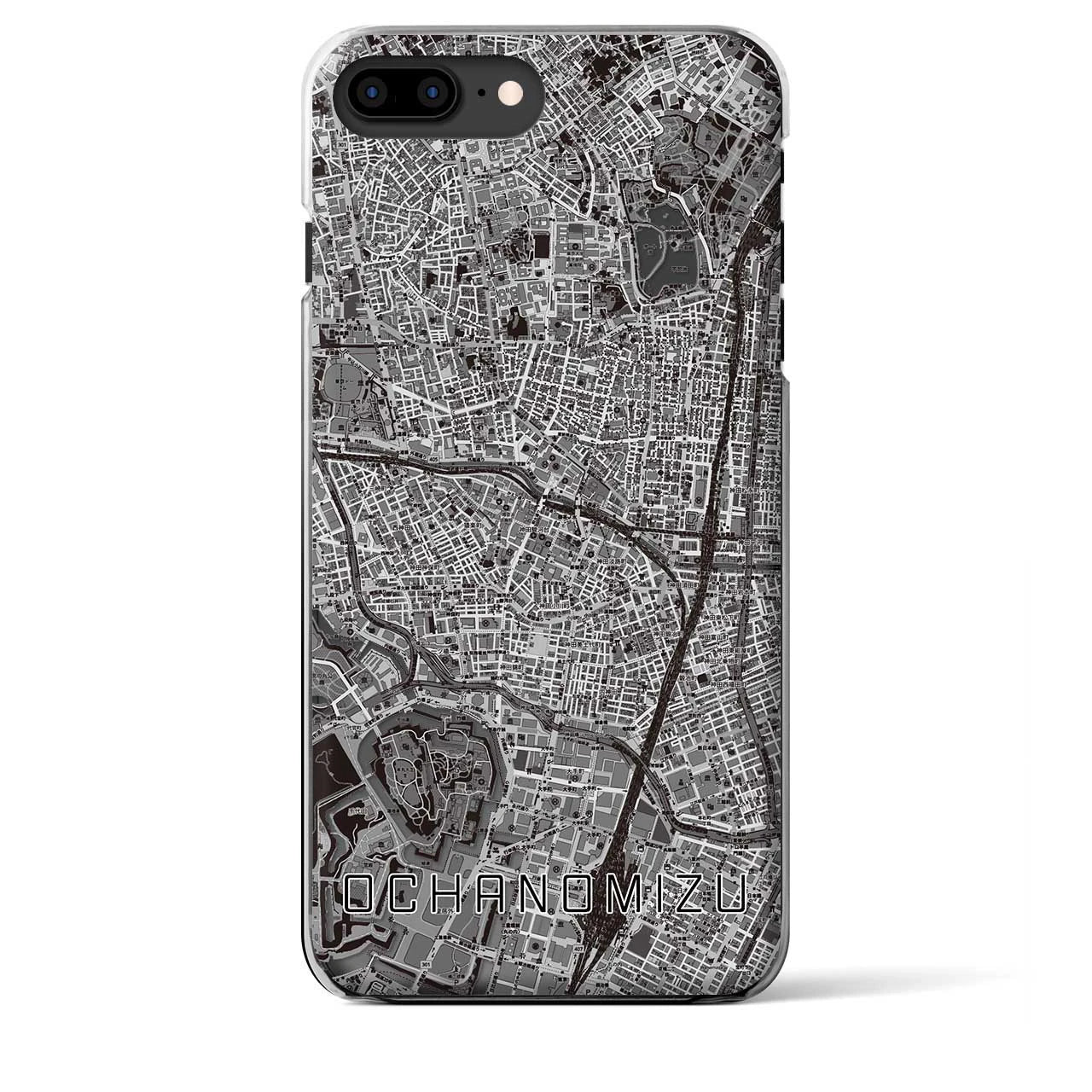 【御茶ノ水(東京都)】地図柄iPhoneケース(クリアタイプ)