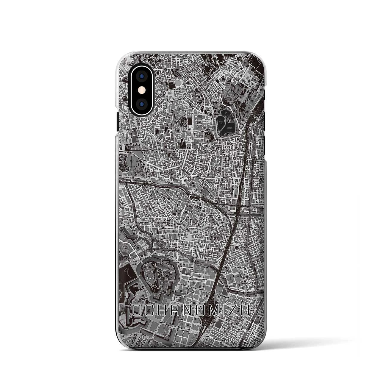 【御茶ノ水(東京都)】地図柄iPhoneケース(クリアタイプ)