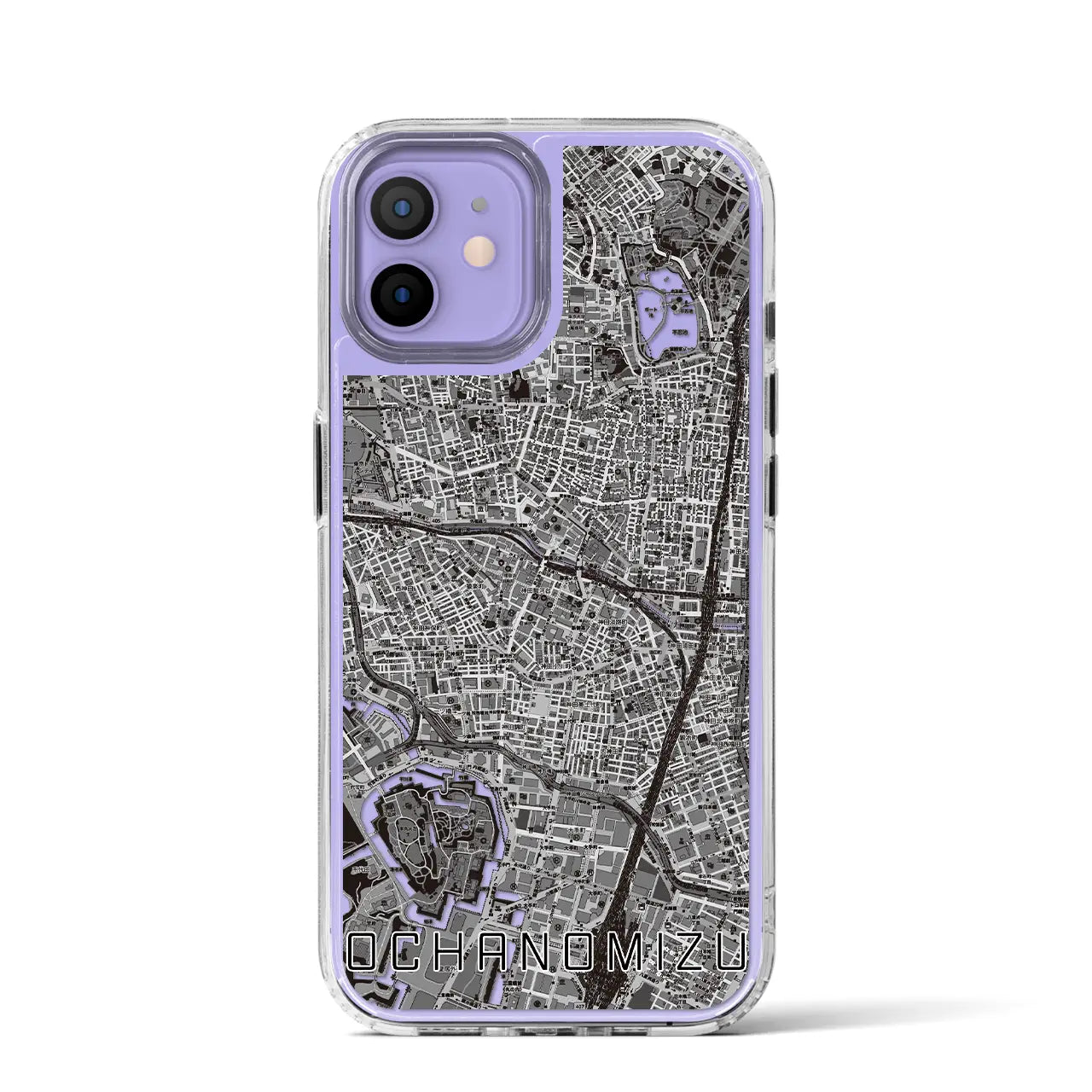 【御茶ノ水(東京都)】地図柄iPhoneケース(MagSafeタイプ)