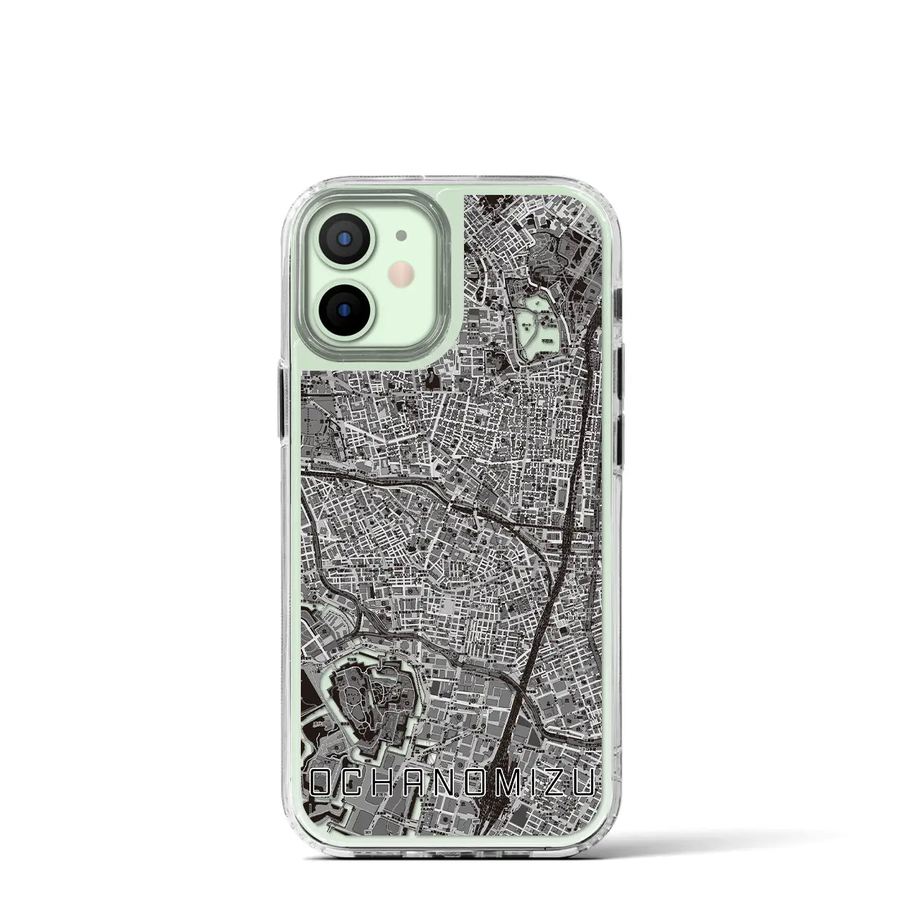 【御茶ノ水(東京都)】地図柄iPhoneケース(MagSafeタイプ)