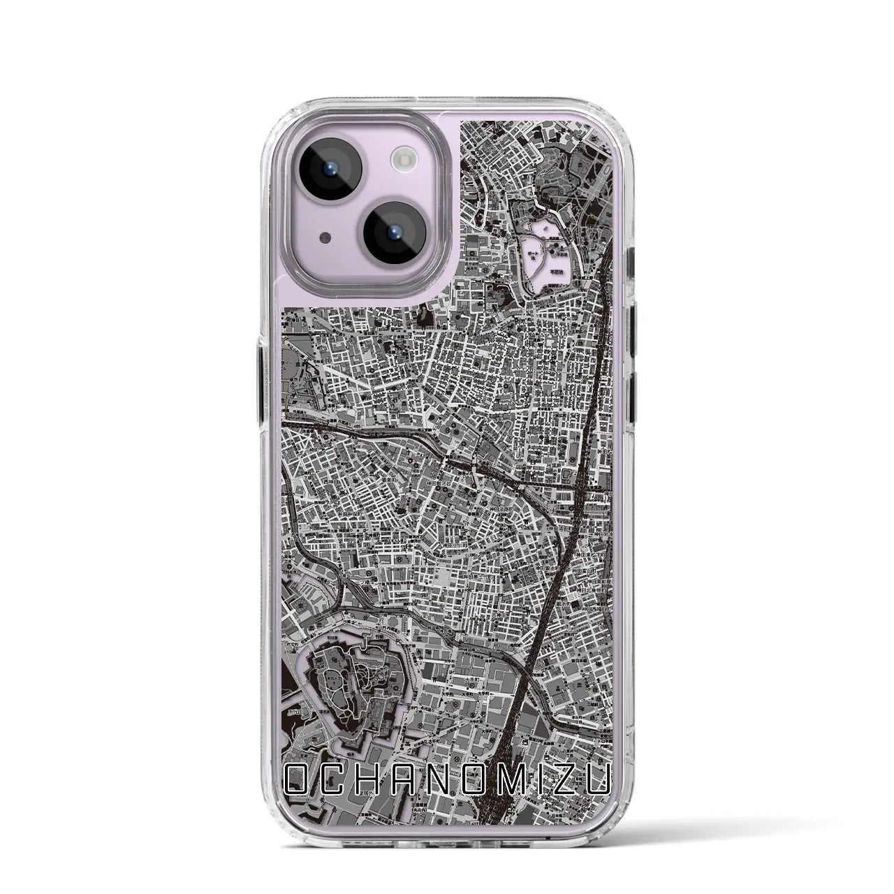 【御茶ノ水(東京都)】地図柄iPhoneケース(MagSafeタイプ)