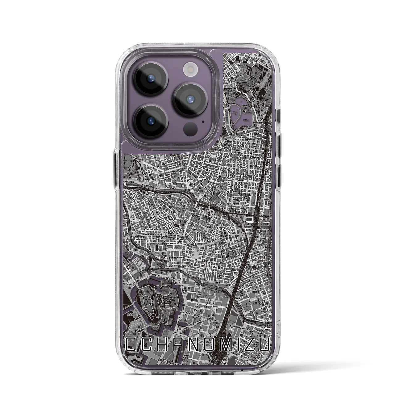 【御茶ノ水(東京都)】地図柄iPhoneケース(MagSafeタイプ)