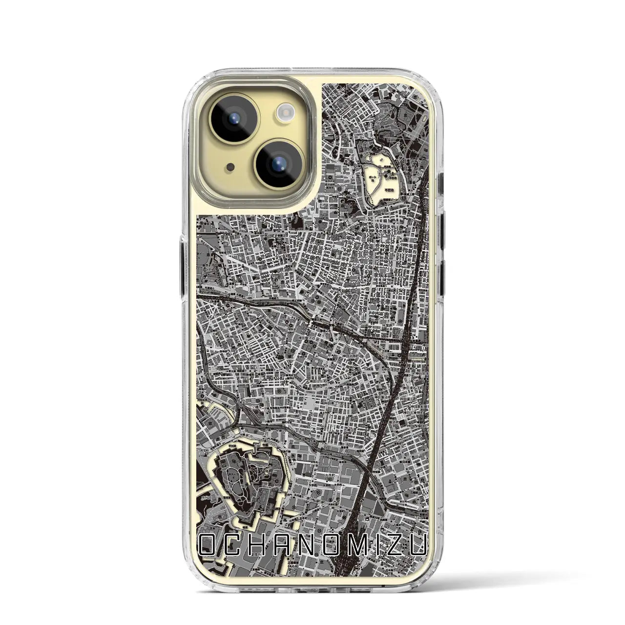 【御茶ノ水(東京都)】地図柄iPhoneケース(MagSafeタイプ)