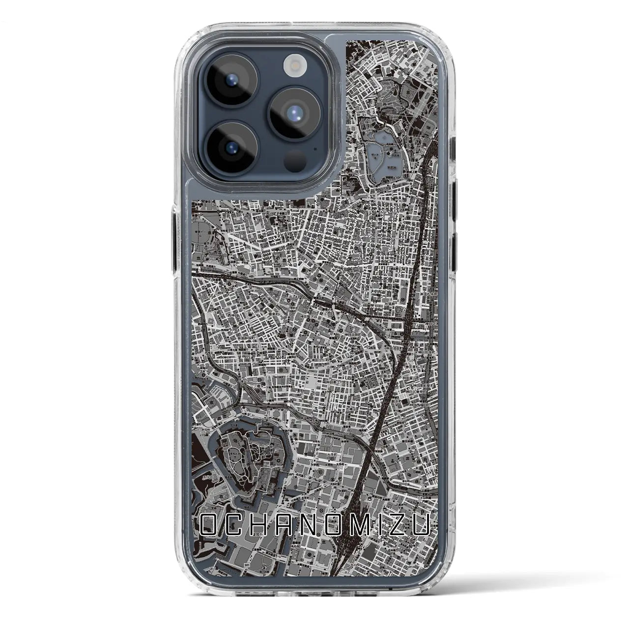 【御茶ノ水(東京都)】地図柄iPhoneケース(MagSafeタイプ)