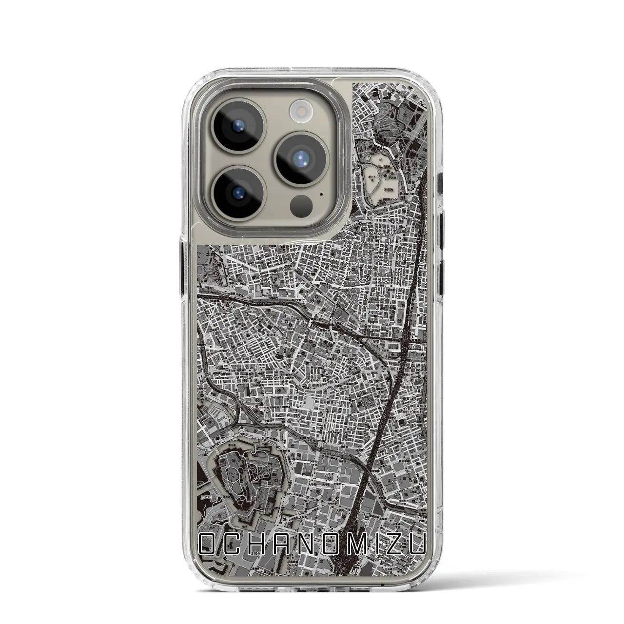 【御茶ノ水(東京都)】地図柄iPhoneケース(MagSafeタイプ)