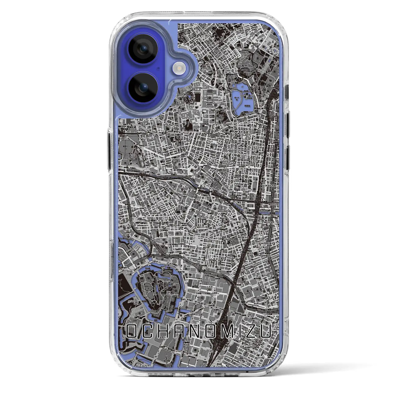 【御茶ノ水(東京都)】地図柄iPhoneケース(MagSafeタイプ)