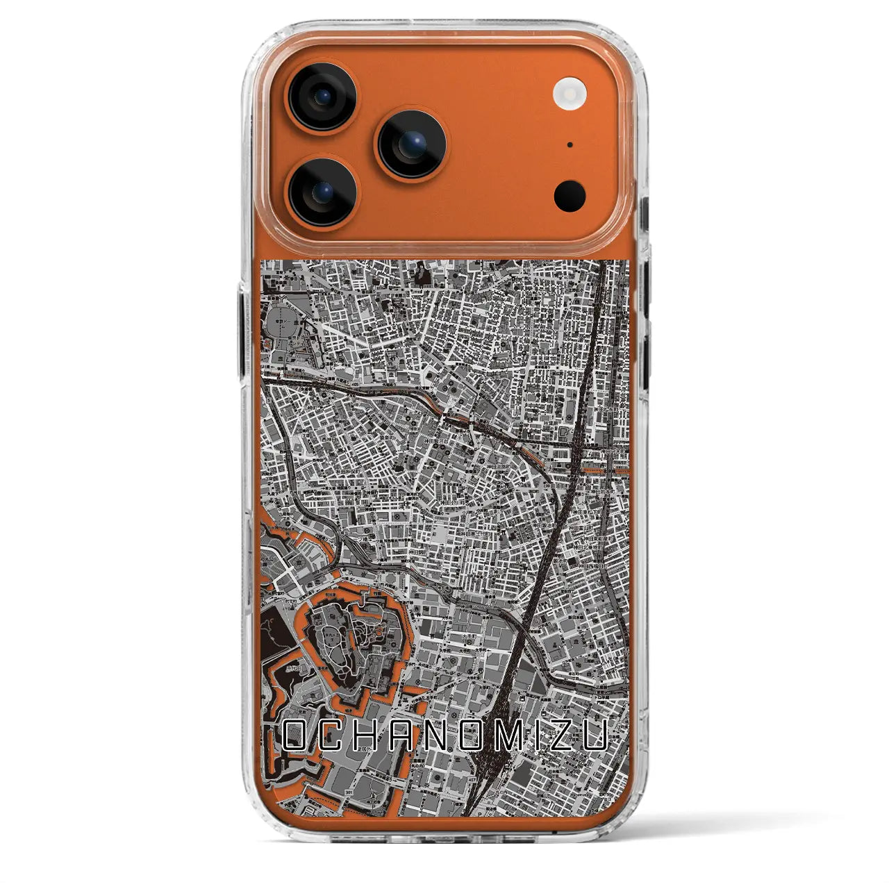 【御茶ノ水(東京都)】地図柄iPhoneケース(MagSafeタイプ)