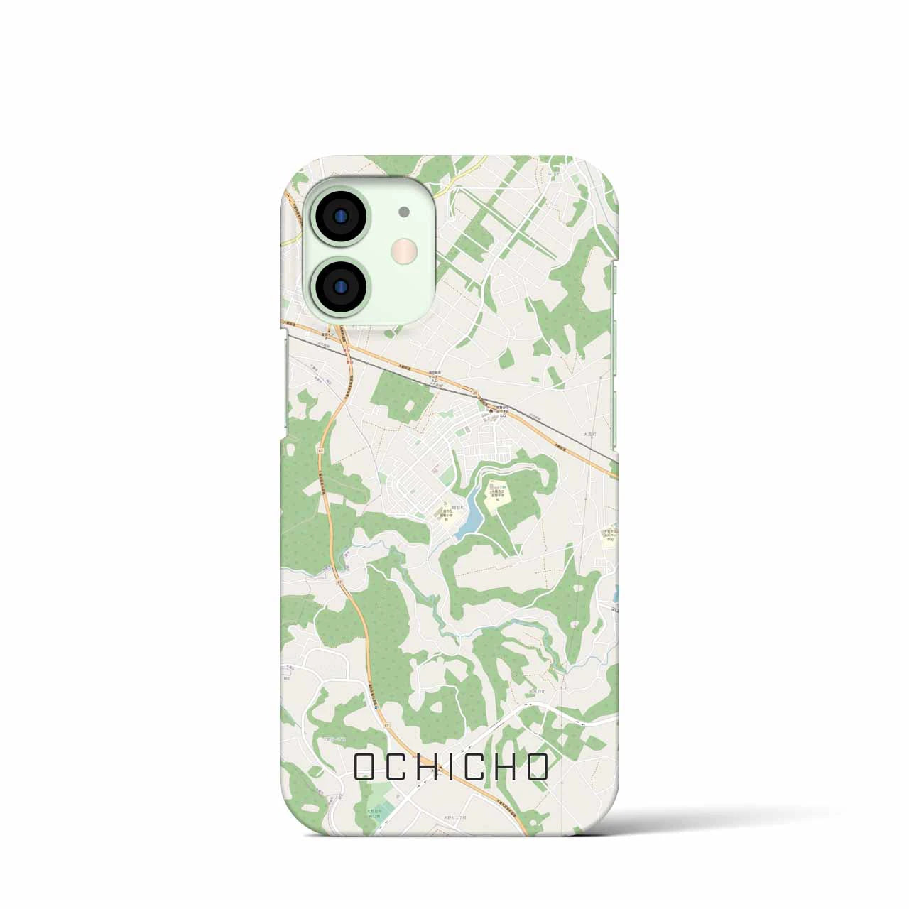 【越智町(千葉県)】地図柄iPhoneケース(バックカバータイプ)