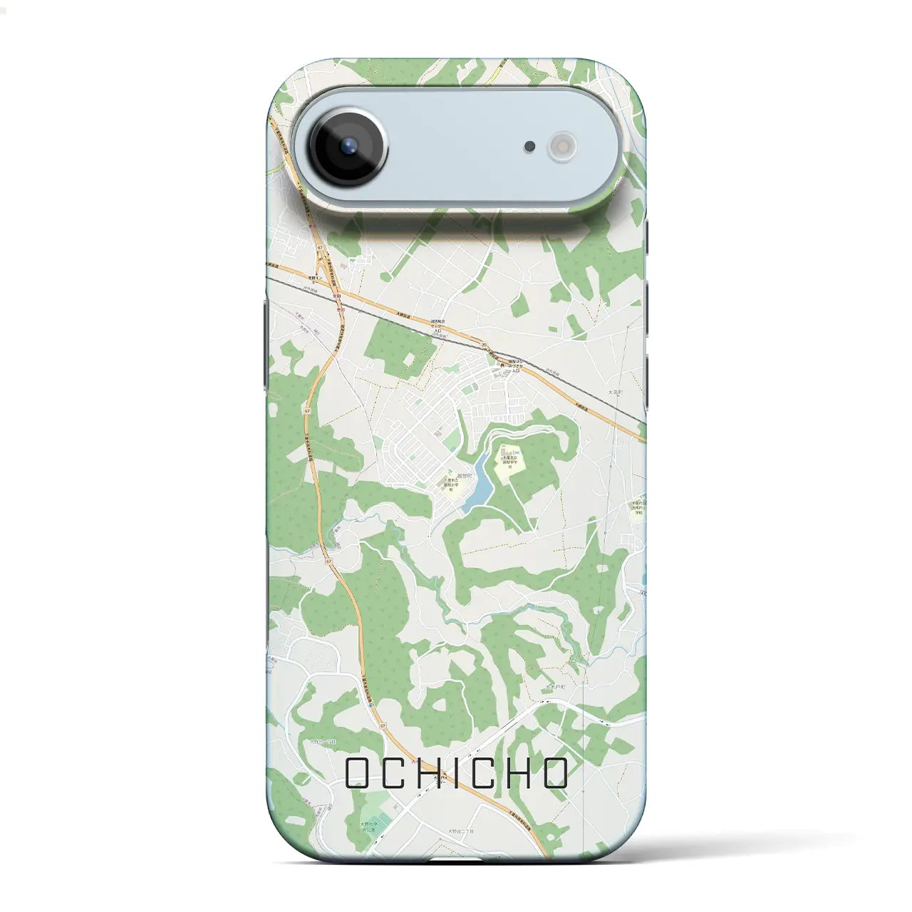 【越智町(千葉県)】地図柄iPhoneケース(バックカバータイプ)