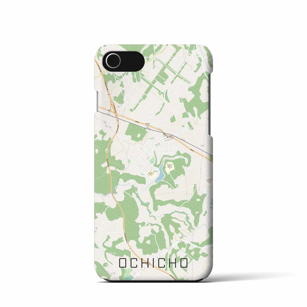 【越智町(千葉県)】地図柄iPhoneケース(バックカバータイプ)