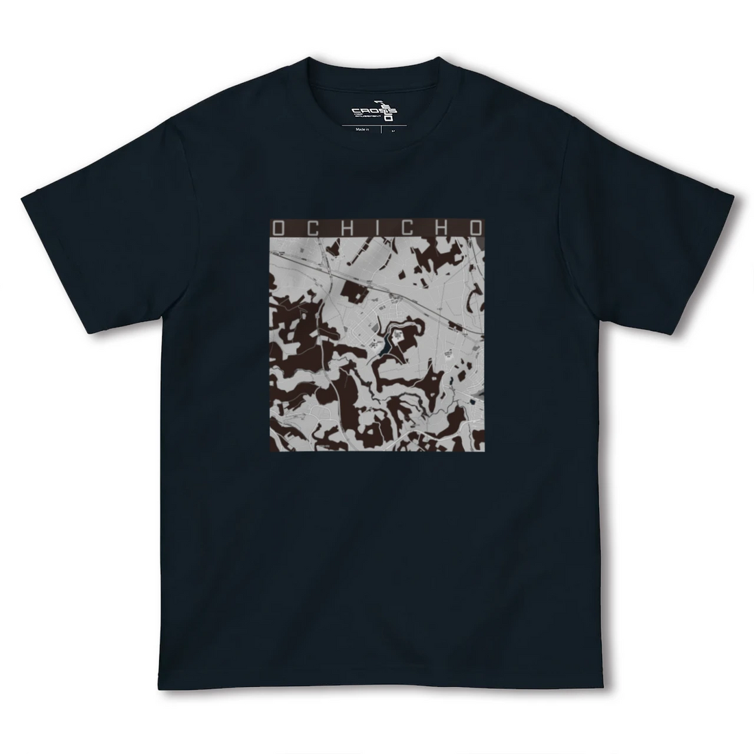 【越智町(千葉県)】地図柄ヘビーウェイトTシャツ