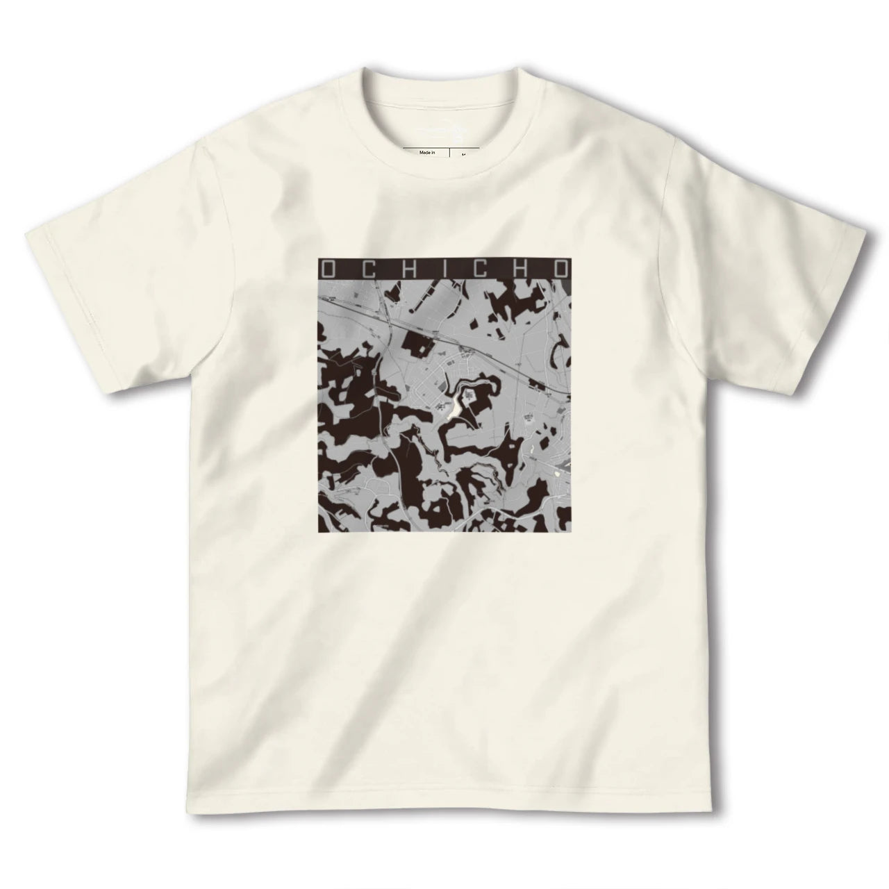 【越智町(千葉県)】地図柄ヘビーウェイトTシャツ
