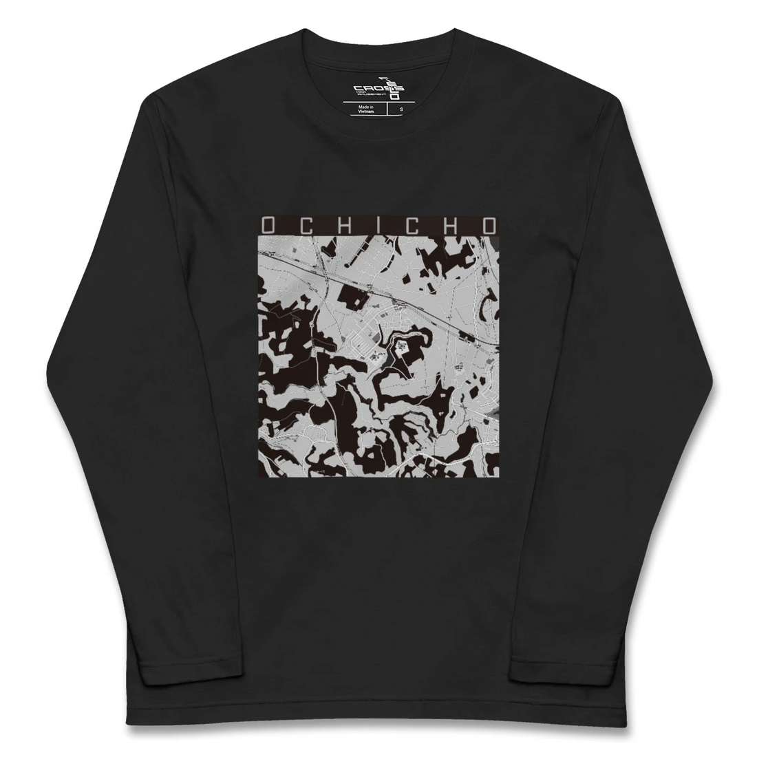 【越智町(千葉県)】地図柄ロングスリーブTシャツ