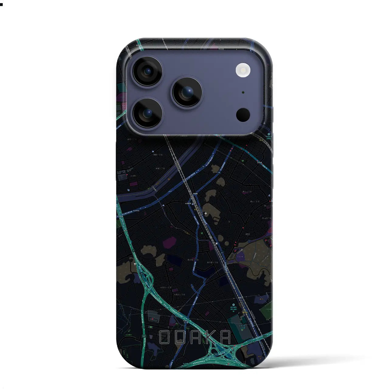 【大高(愛知県)】地図柄iPhoneケース(バックカバータイプ)