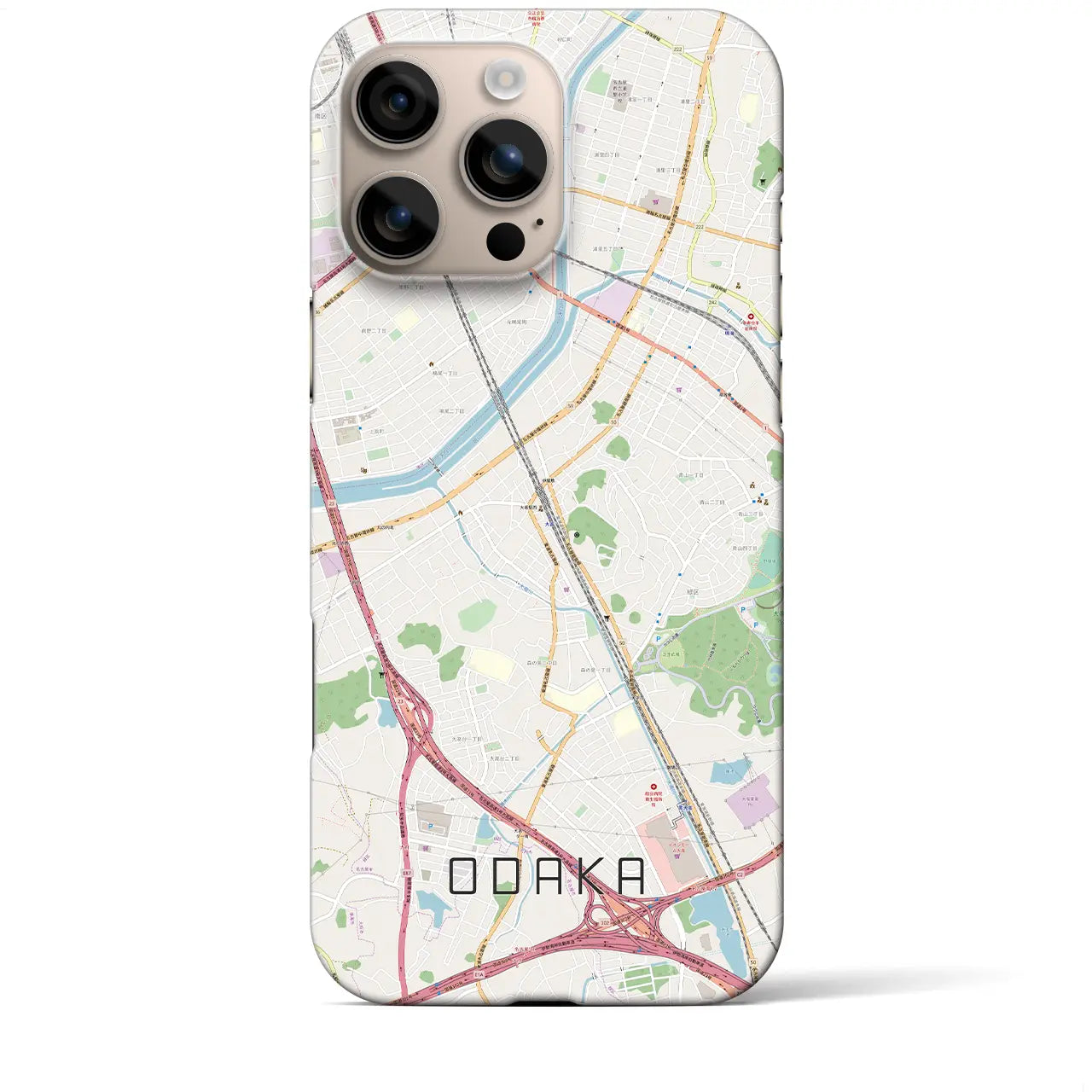 【大高(愛知県)】地図柄iPhoneケース(バックカバータイプ)