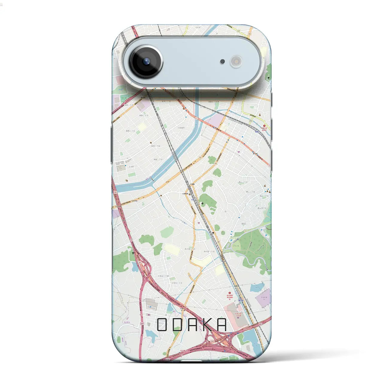 【大高(愛知県)】地図柄iPhoneケース(バックカバータイプ)