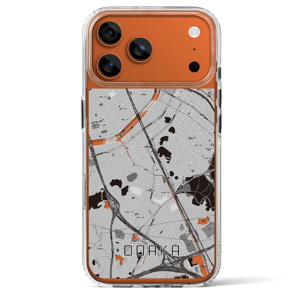 【大高(愛知県)】地図柄iPhoneケース(MagSafeタイプ)