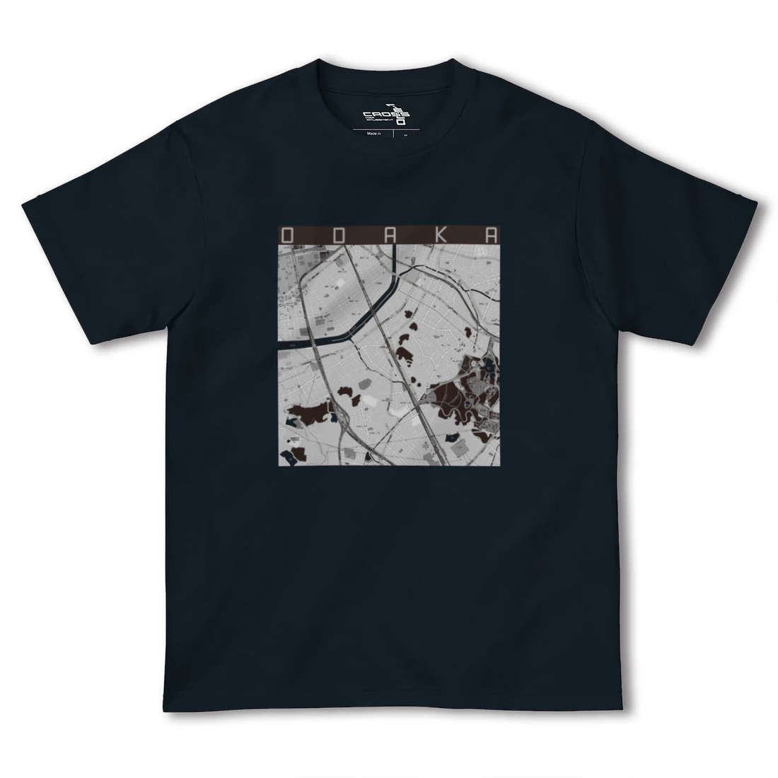 【大高(愛知県)】地図柄ヘビーウェイトTシャツ