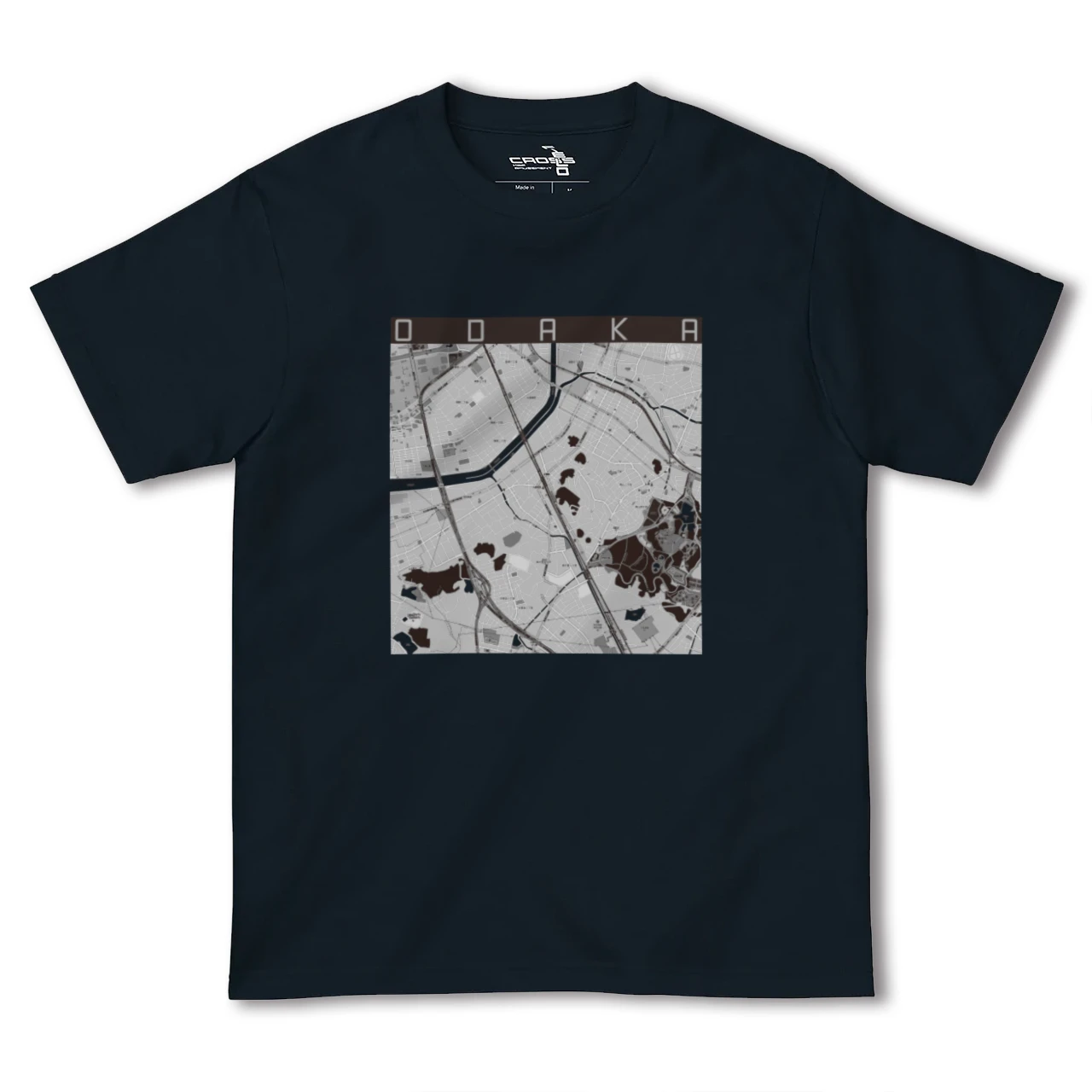 【大高(愛知県)】地図柄ヘビーウェイトTシャツ