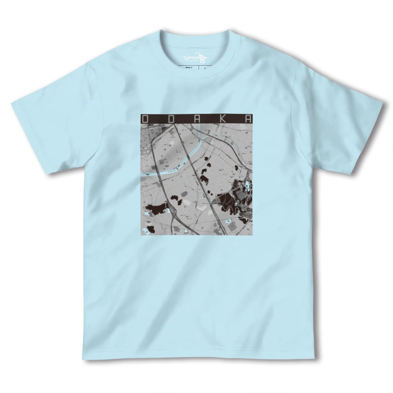 【大高(愛知県)】地図柄ヘビーウェイトTシャツ