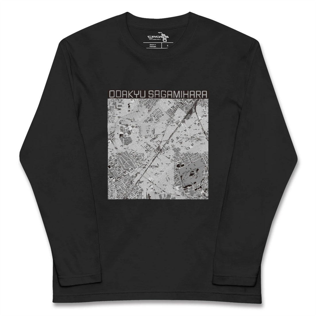 【小田急相模原(神奈川県)】地図柄ロングスリーブTシャツ