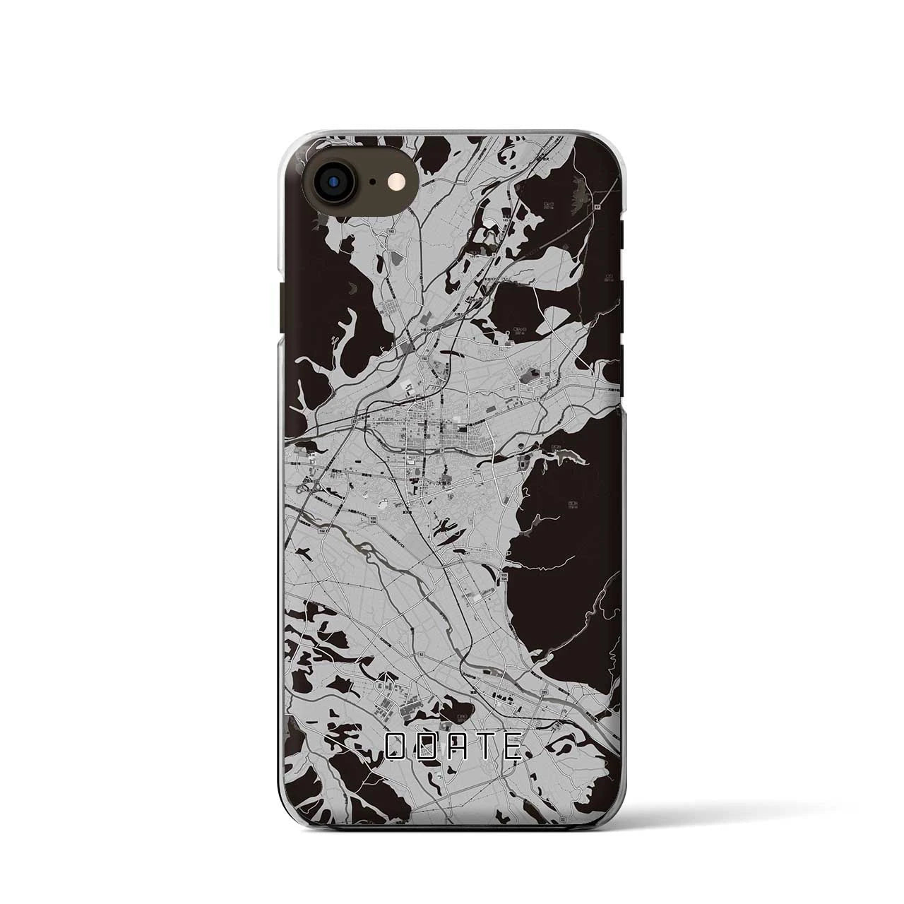 【大館(秋田県)】地図柄iPhoneケース(クリアタイプ)