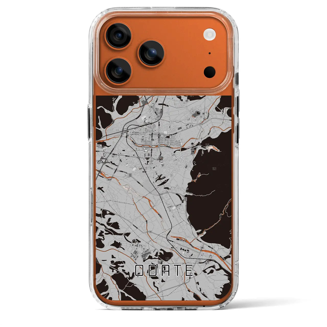 【大館(秋田県)】地図柄iPhoneケース(MagSafeタイプ)