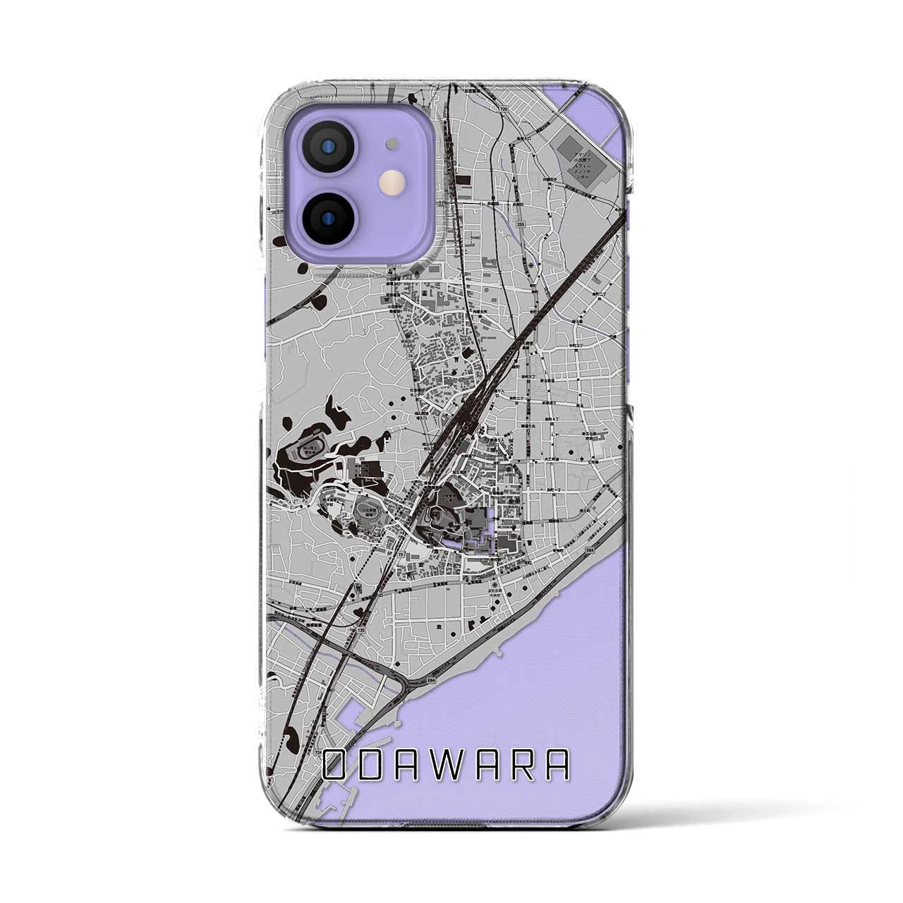 【小田原(神奈川県)】地図柄iPhoneケース(クリアタイプ)