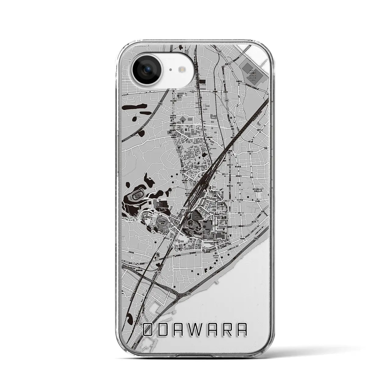 【小田原(神奈川県)】地図柄iPhoneケース(クリアタイプ)