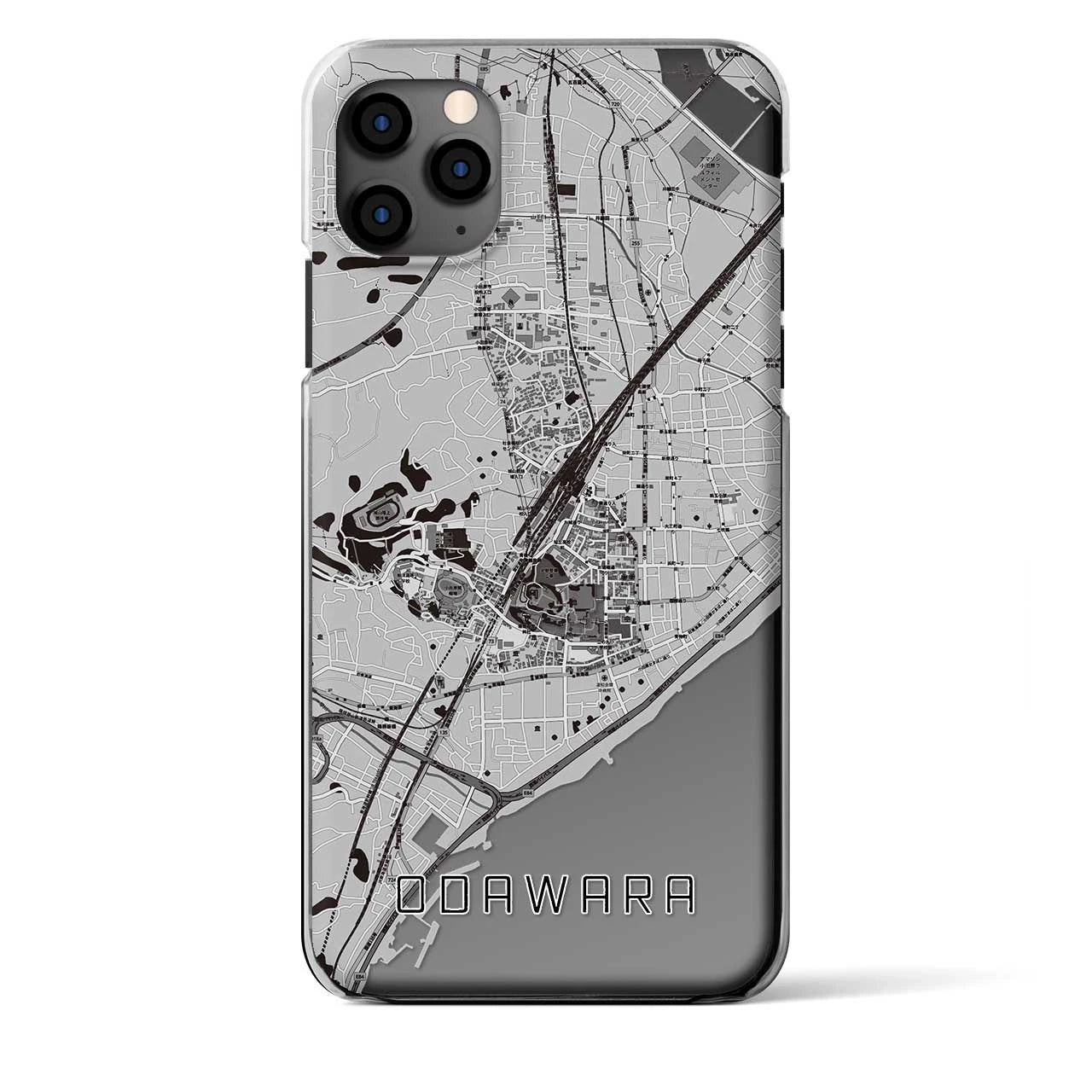 【小田原(神奈川県)】地図柄iPhoneケース(クリアタイプ)