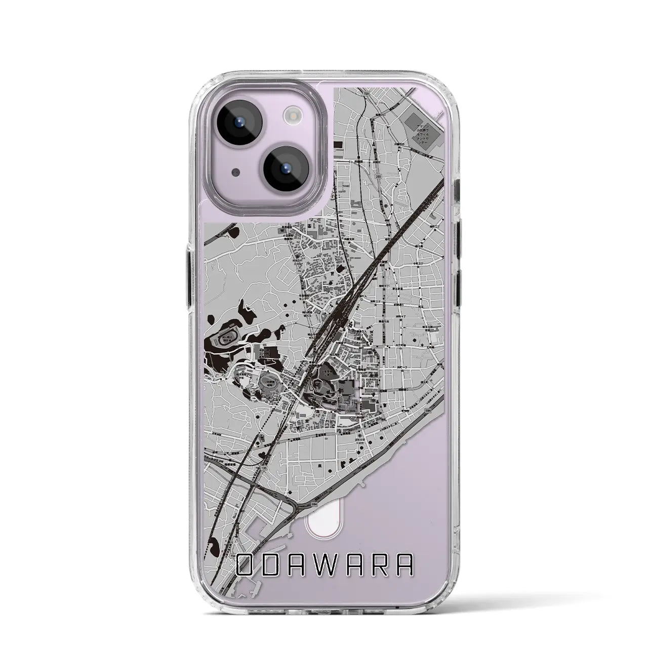 【小田原(神奈川県)】地図柄iPhoneケース(MagSafeタイプ)