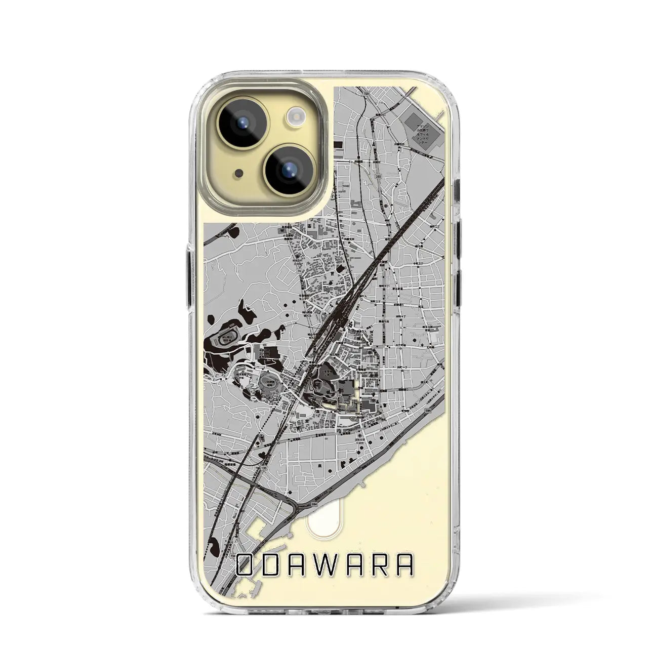 【小田原(神奈川県)】地図柄iPhoneケース(MagSafeタイプ)