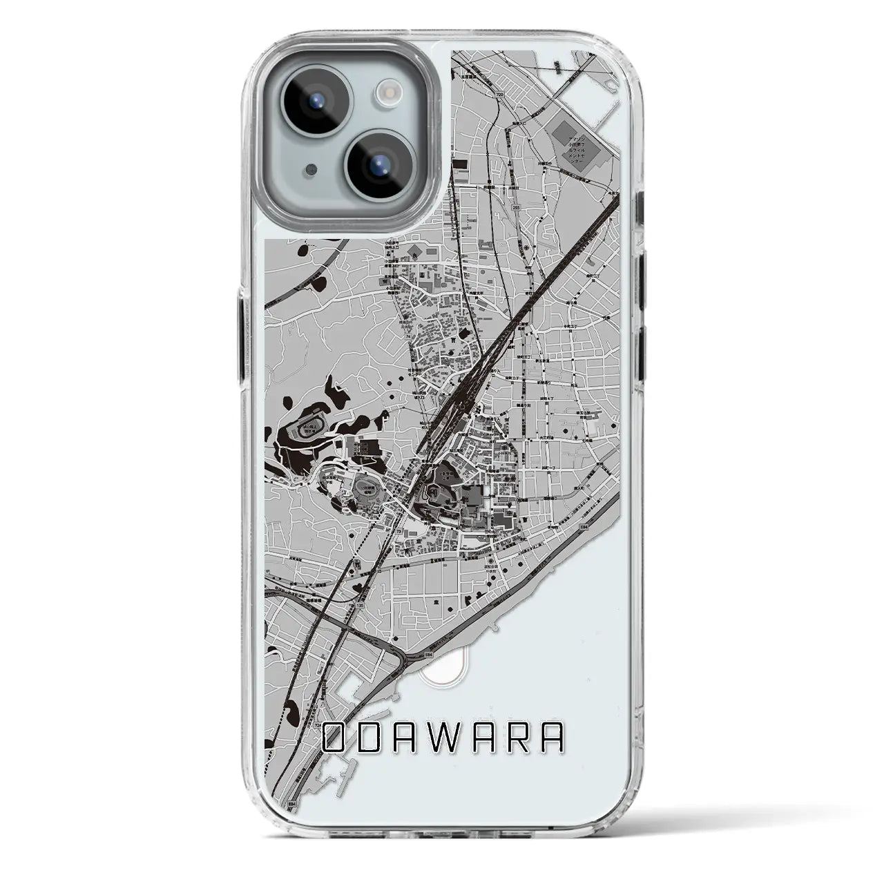 【小田原(神奈川県)】地図柄iPhoneケース(MagSafeタイプ)