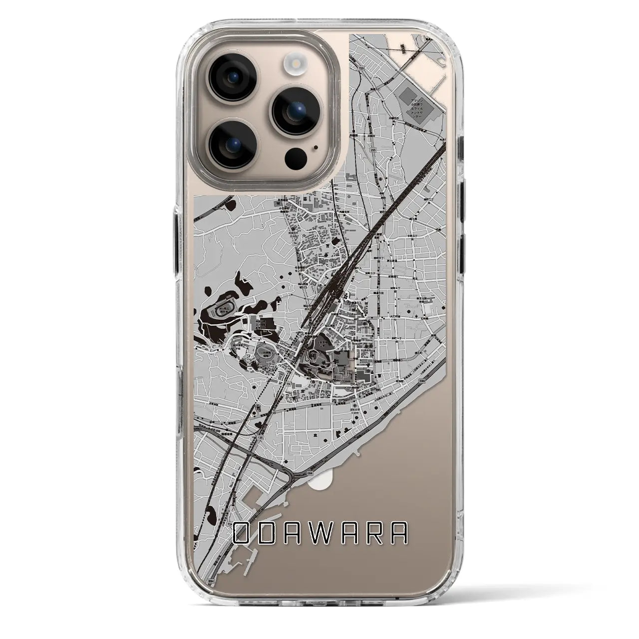 【小田原(神奈川県)】地図柄iPhoneケース(MagSafeタイプ)