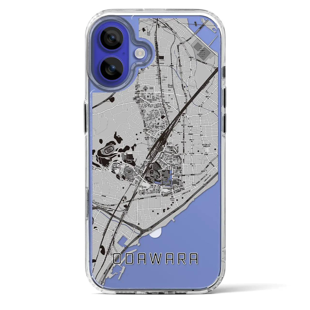 【小田原(神奈川県)】地図柄iPhoneケース(MagSafeタイプ)