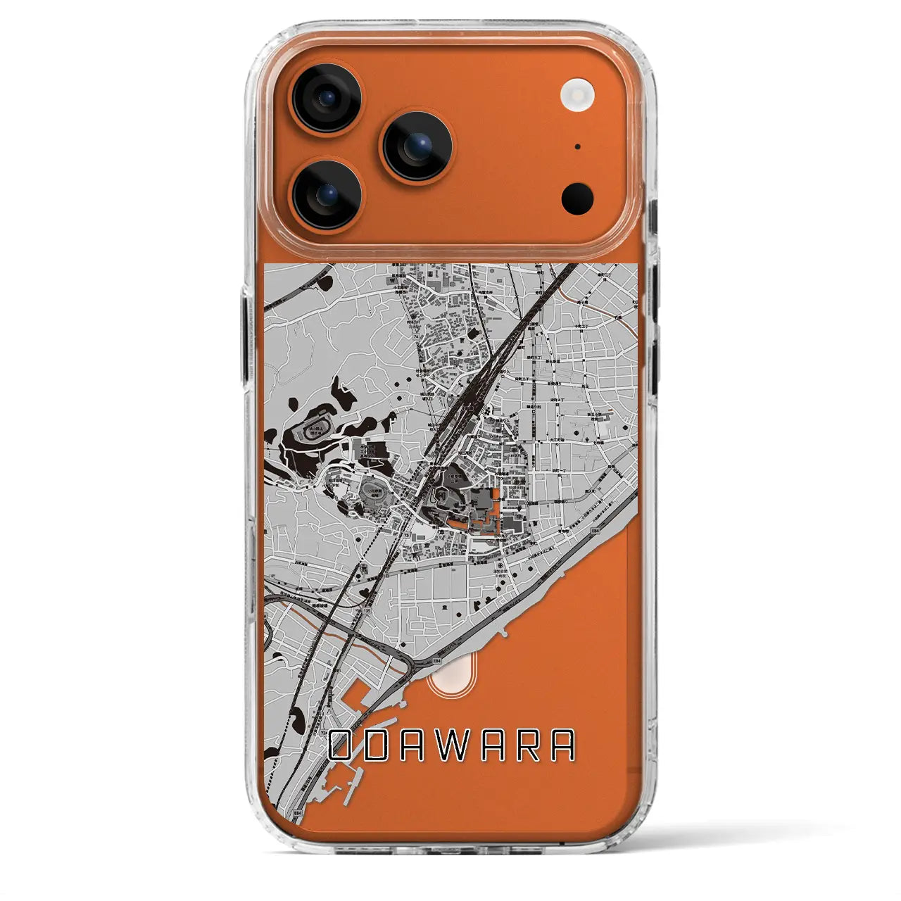 【小田原(神奈川県)】地図柄iPhoneケース(MagSafeタイプ)