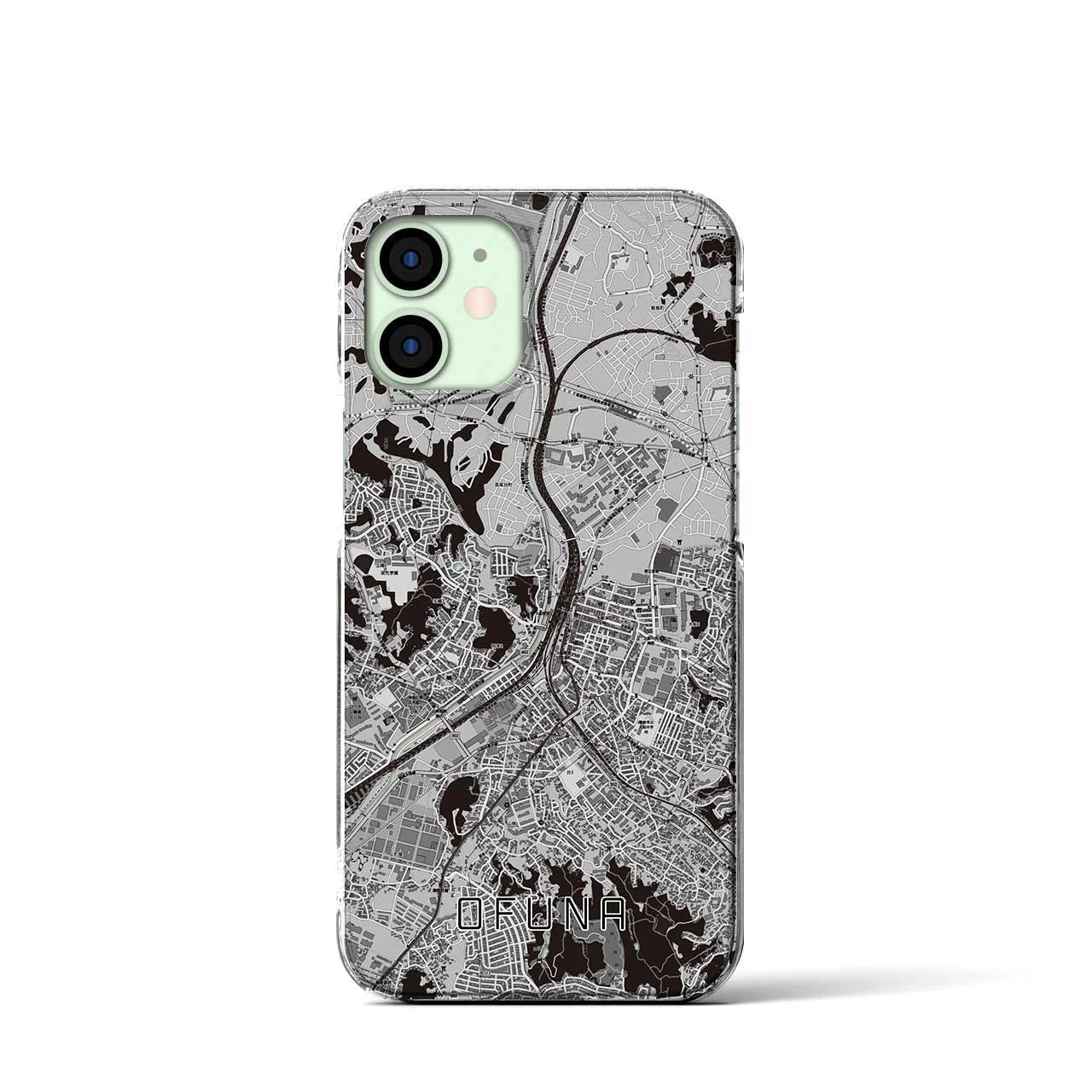 【大船(神奈川県)】地図柄iPhoneケース(クリアタイプ)