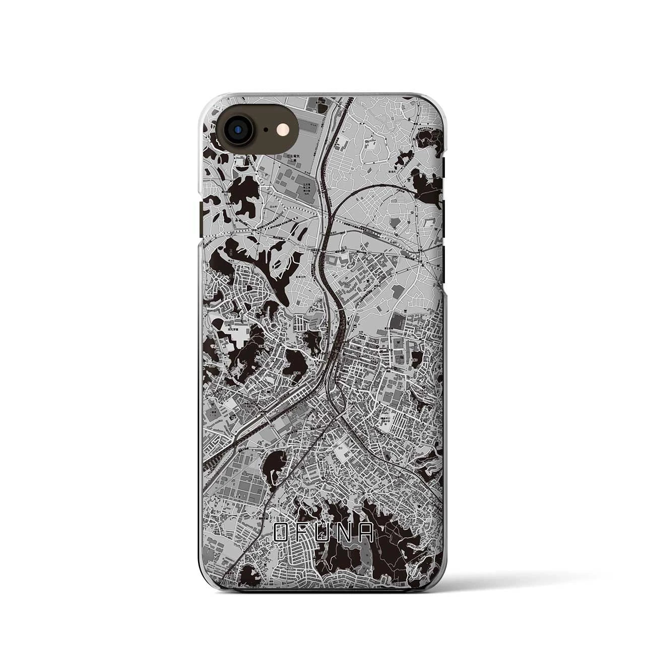 【大船(神奈川県)】地図柄iPhoneケース(クリアタイプ)