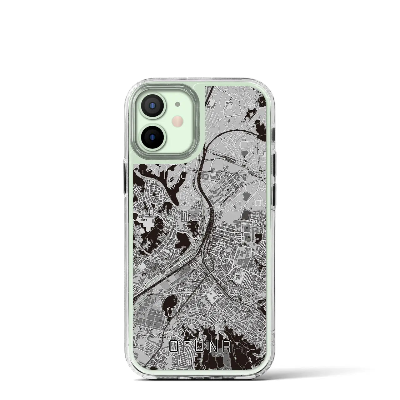 【大船(神奈川県)】地図柄iPhoneケース(MagSafeタイプ)