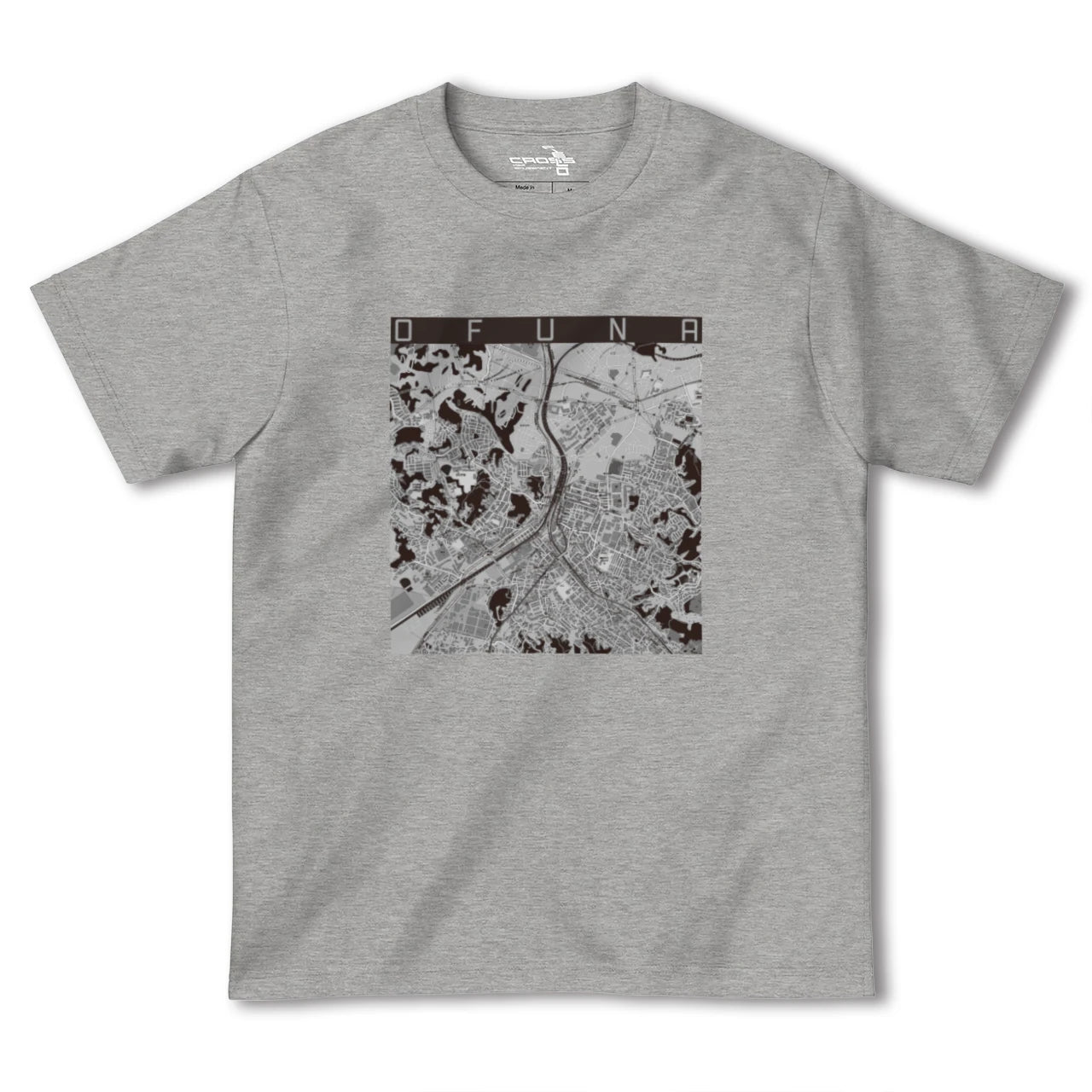 【大船(神奈川県)】地図柄ヘビーウェイトTシャツ