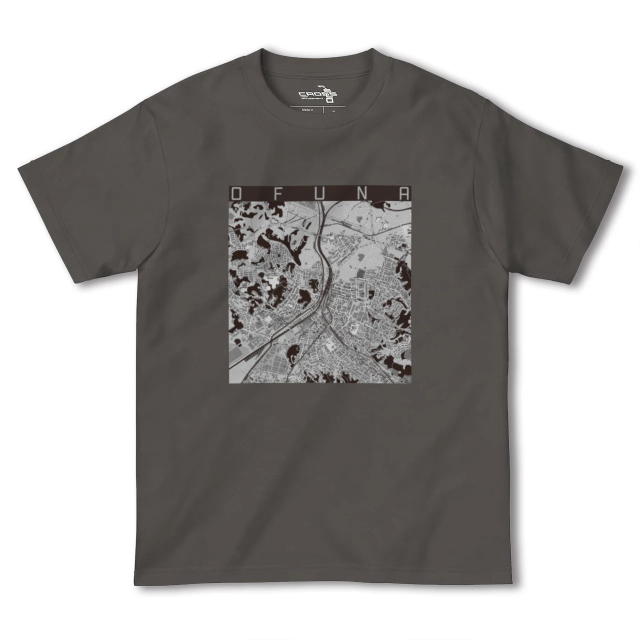 【大船(神奈川県)】地図柄ヘビーウェイトTシャツ