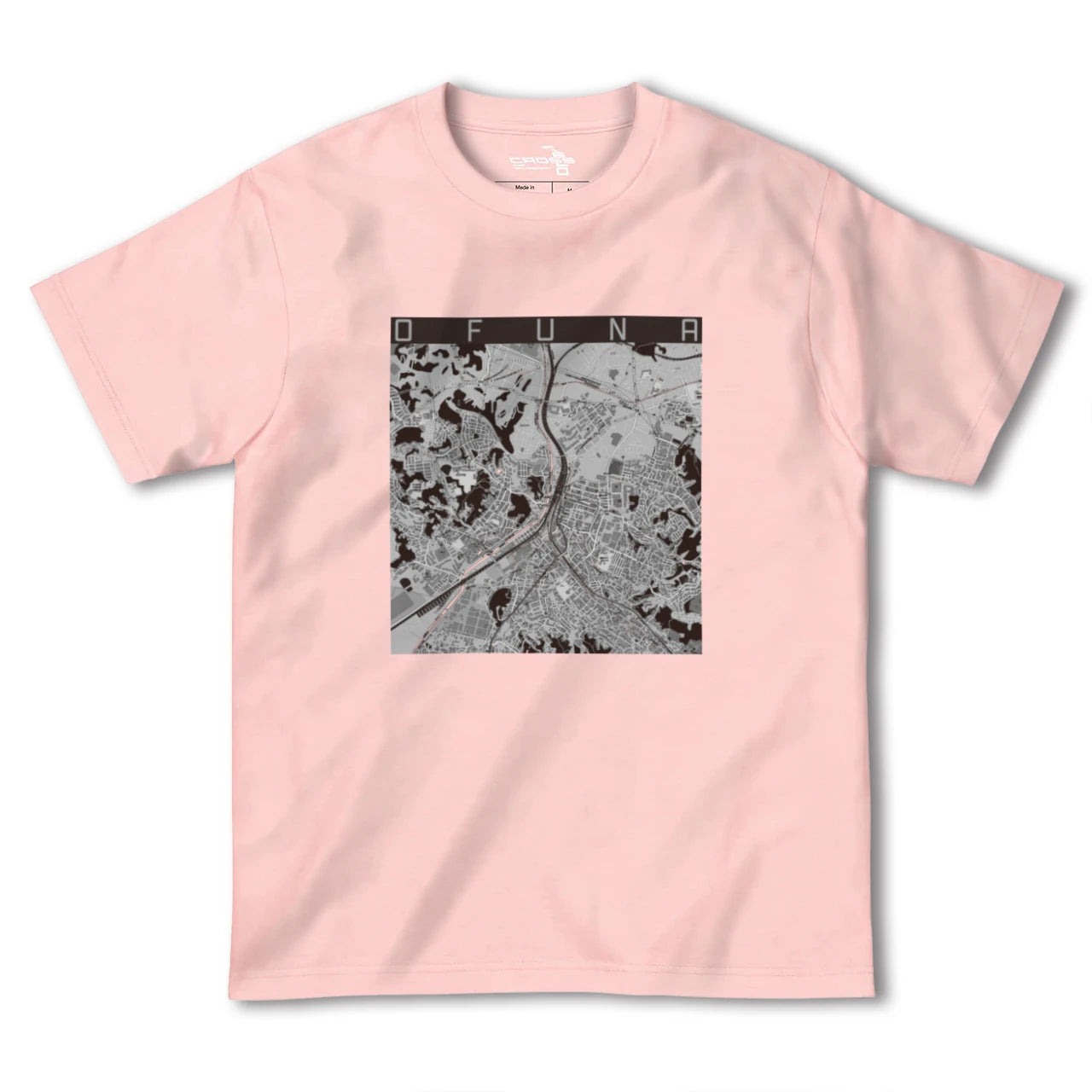 【大船(神奈川県)】地図柄ヘビーウェイトTシャツ