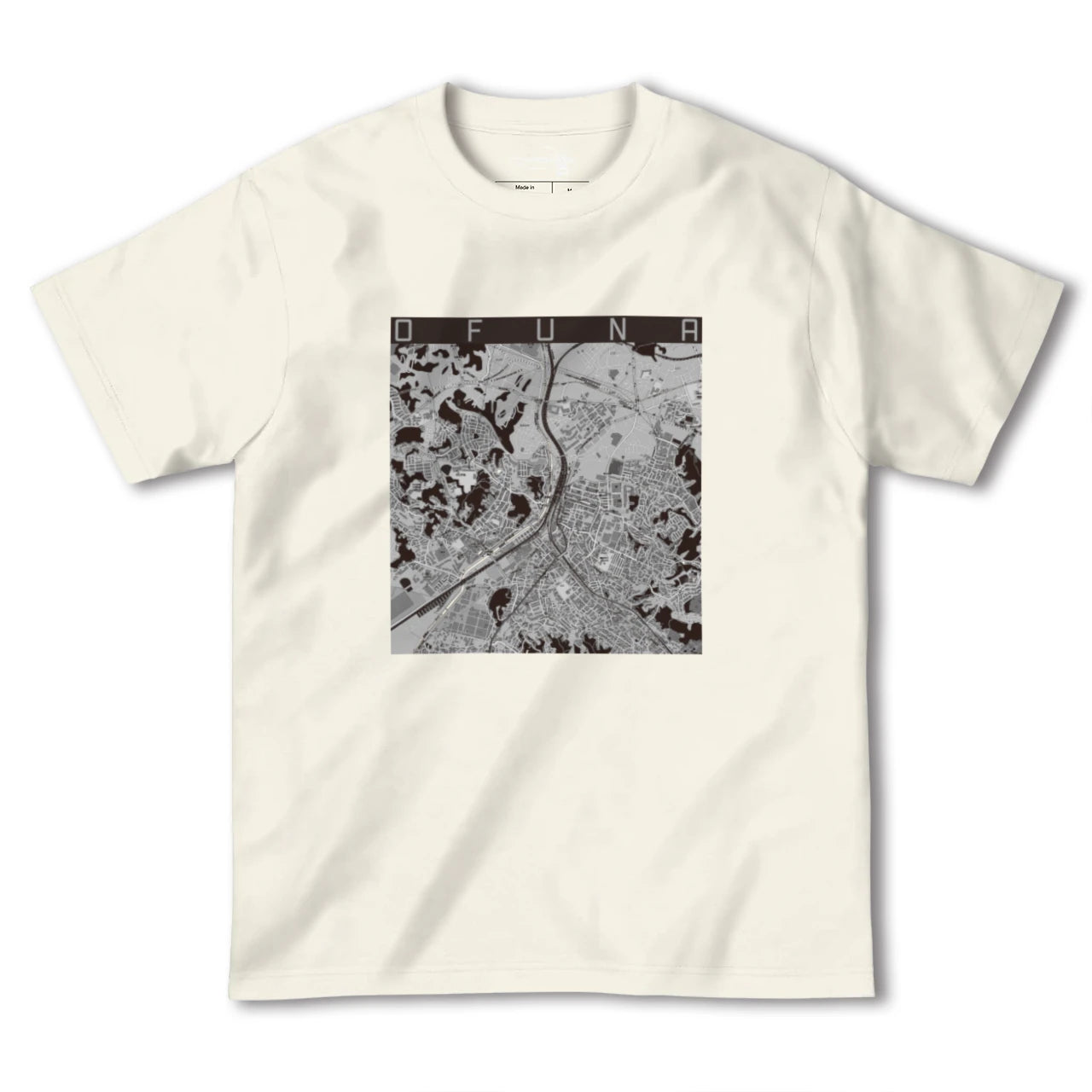 【大船(神奈川県)】地図柄ヘビーウェイトTシャツ