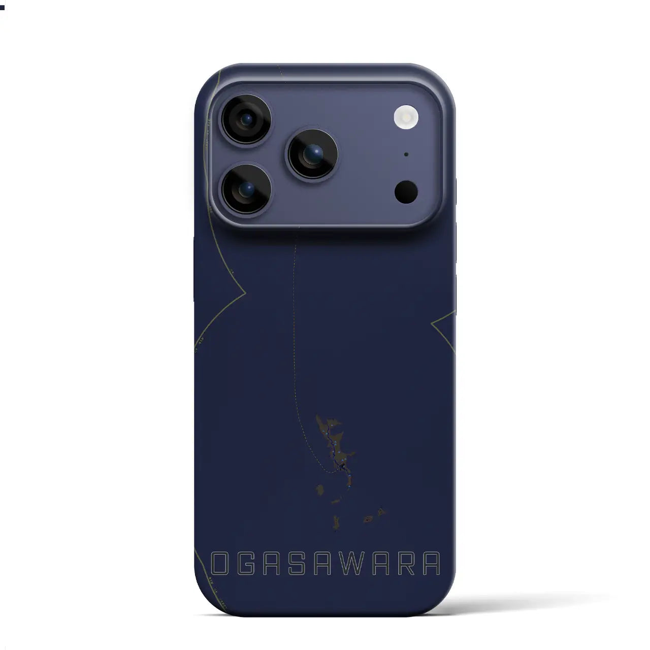 【小笠原(東京都)】地図柄iPhoneケース(バックカバータイプ)